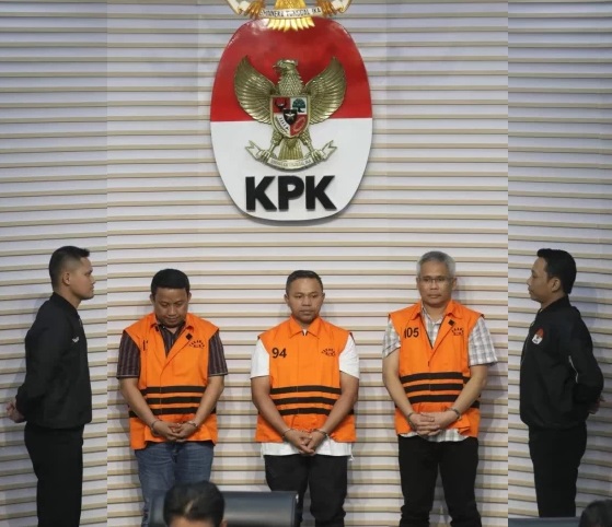 Gubernur Riau nonaktif, Abdul Wahid ditangkap KPK atas kasus dugaan kasus pemerasan (foto/Yuni)