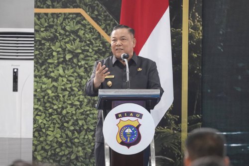 Plt Gubri SF Hariyanto siap bersinergi dengan Kapolda Riau yang baru Irjen Arman Achdiat (foto/ist)
