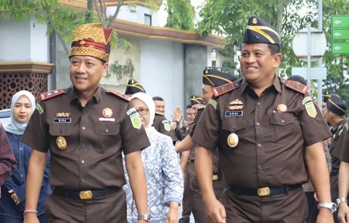 Kajati Riau, I Dewa Gede Wirajana resmi bertugas di Pekanbaru.(foto: mcr)