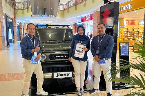 Suzuki SBT Riau gelar pameran di Mal SKA Pekanbaru, banyak promo.(foto: mg2/halloriau.com)
