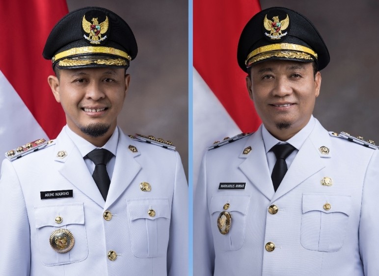 Walikota dan Wawako Pekanbaru, Agung Nugroho.