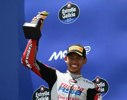 Dorna menunda seluruh jadwal balapan di sirkuit Phillip Island, Australia, Minggu (25/10/2026). Jadwal Veda Ega ikut terdampak. (AFP/DOK)
