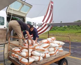 Ilustrasi 35 ton garam disebar untuk tekan Karhutla di Riau (foto/int)