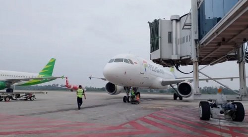 Ilustrasi jarak pandang Bandara SSK II Pekanbaru kini tembus 1.200 meter (foto/int)