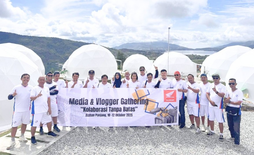 Dari pererat silaturahmi hingga sharing session, serunya media & vlogger Gathering Honda Riau 2025 (foto/ist)