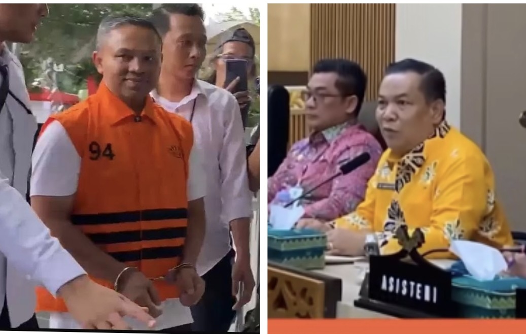 Plt Gubernur Riau, SF Hariyanto (kanan) tegaskan seleksi terbuka jabatan eselon II tetap lanjut meski Gubri Abdul Wahid ditangkap KPK (foto/ist)