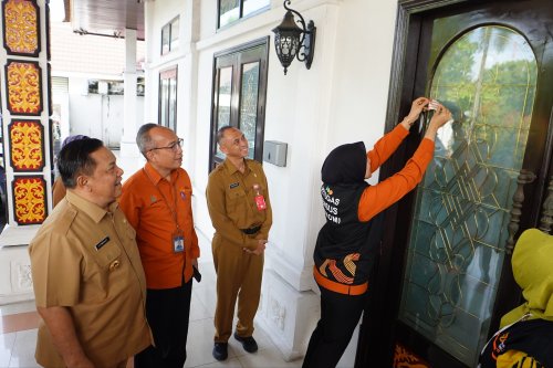 Pelaksanaan Sensus Ekonomi 2026 di kediaman Plt Gubernur Riau, SF Hariyanto di Jalan Sisingamangaraja, Pekanbaru (foto/int)