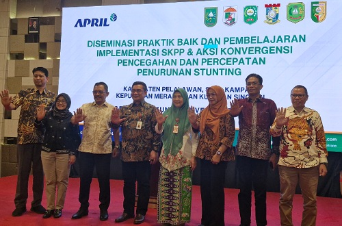Kolaborasi RAPP dan Pemprov Riau untuk percepatan penurunan stunting.(foto: fitri/halloriau.com)