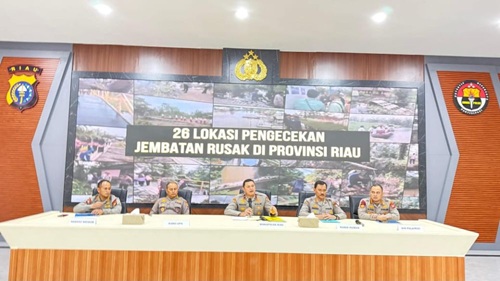 Dari Kepulauan Meranti hingga Inhil, Polda Riau akan bangun 26 jembatan demi akses vital masyarakat (foto/ist)