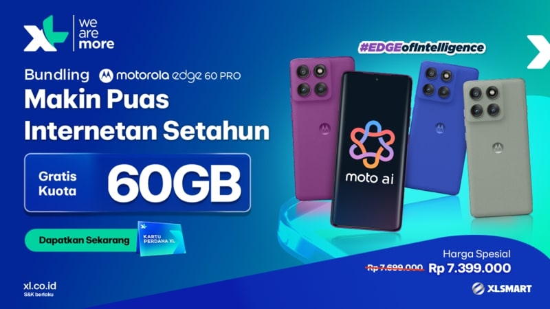 XL meluncurkan program bundling eksklusif dengan OPPO Reno14 Series dan Motorola Edge 60 Pro. (Foto: Istimewa)