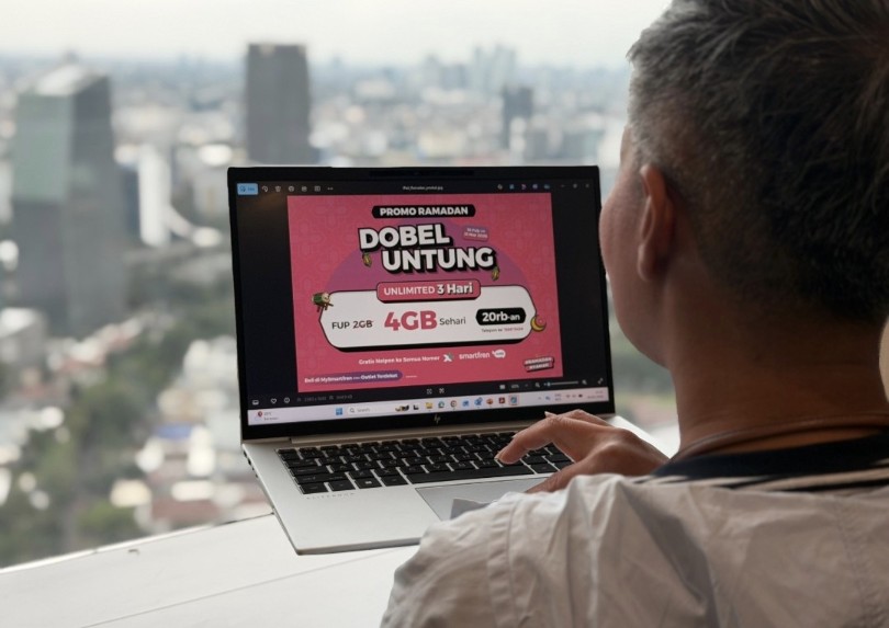 Menyambut Ramadan 1447 H, Smartfren menghadirkan promo untuk menemani pelanggan dari sahur hingga berbuka puasa (foto/ist)