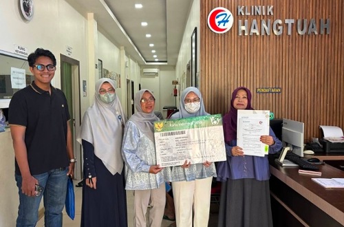Kolaborasi BPJS–Klinik Hang Tuah bantu warga miskin dapat akses JKN.(foto: bambang/halloriau.com)