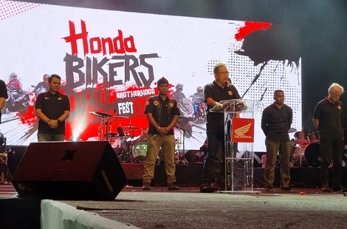 Puncak Honda Bikers Day 2025 di Garut pecahkan rekor peserta terbanyak.(foto: int)