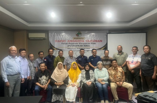 Ketua Puskopkar Riau, dr Meiza Ningsih dalam RAT 2026.(foto: mimi/halloriau.com)