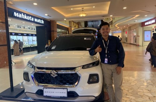 Pameran Suzuki di Mall SKA Pekanbaru tawarkan DP mulai Rp30 juta dan promo menarik (foto/meri)