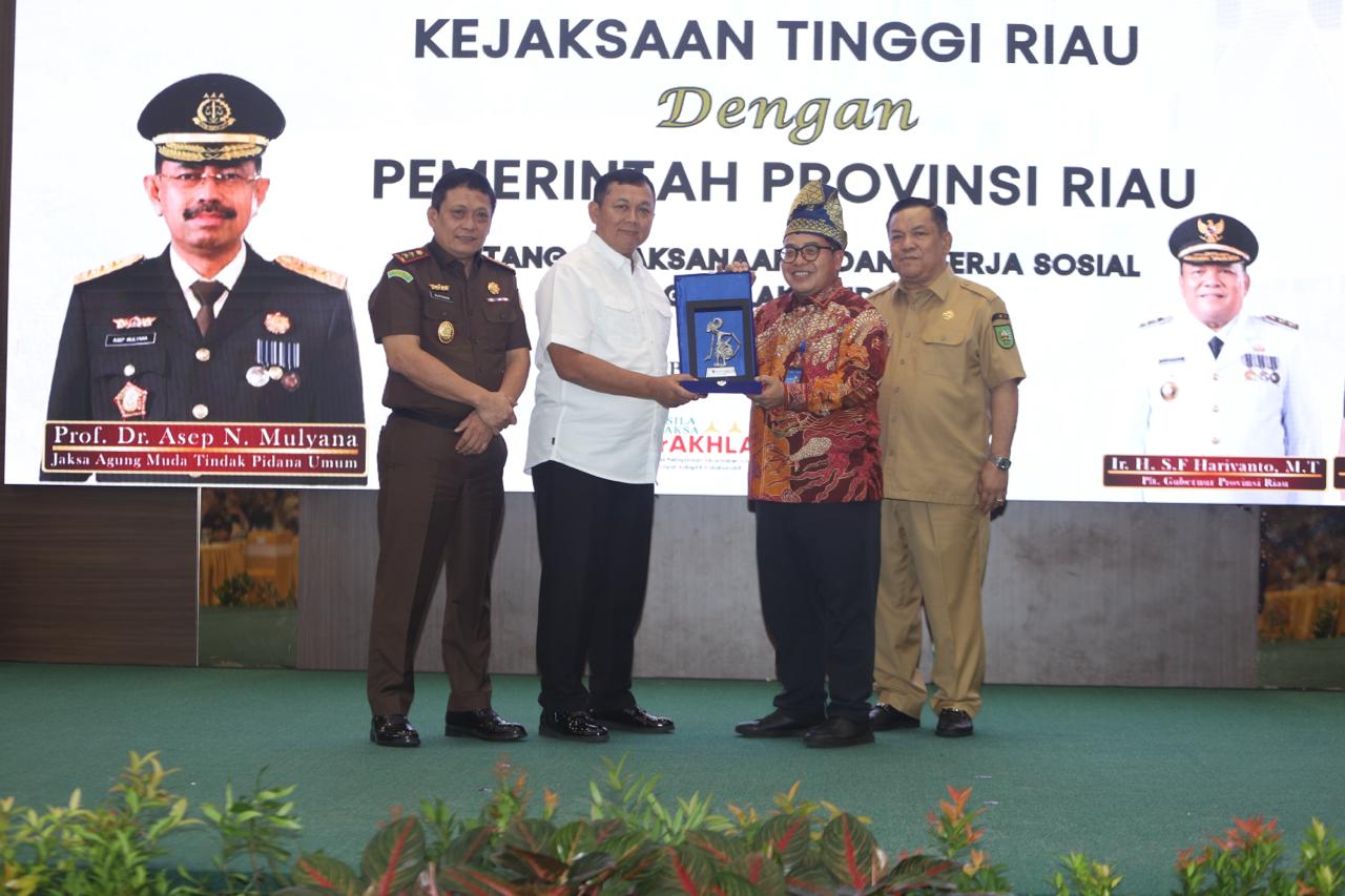 Sinergi Jamkrindo, Kejaksaan, dan Pemprov Riau perkuat keadilan restoratif (foto/riki)