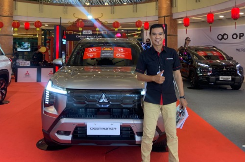 Sales Marketing Mitsubishi DIPO Arengka, Adit.(foto: meri/halloriau.com)