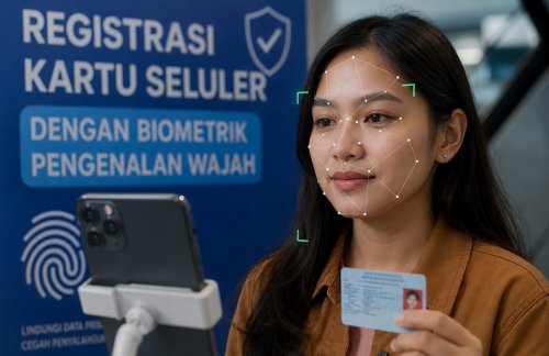 Mulai Juli 2026 nanti registrasi kartu SIM pakai biometrik.(ilustrasi/int)