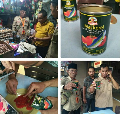 Penemuan cacing Pita dalam kaleng ikan sarden Mackerel