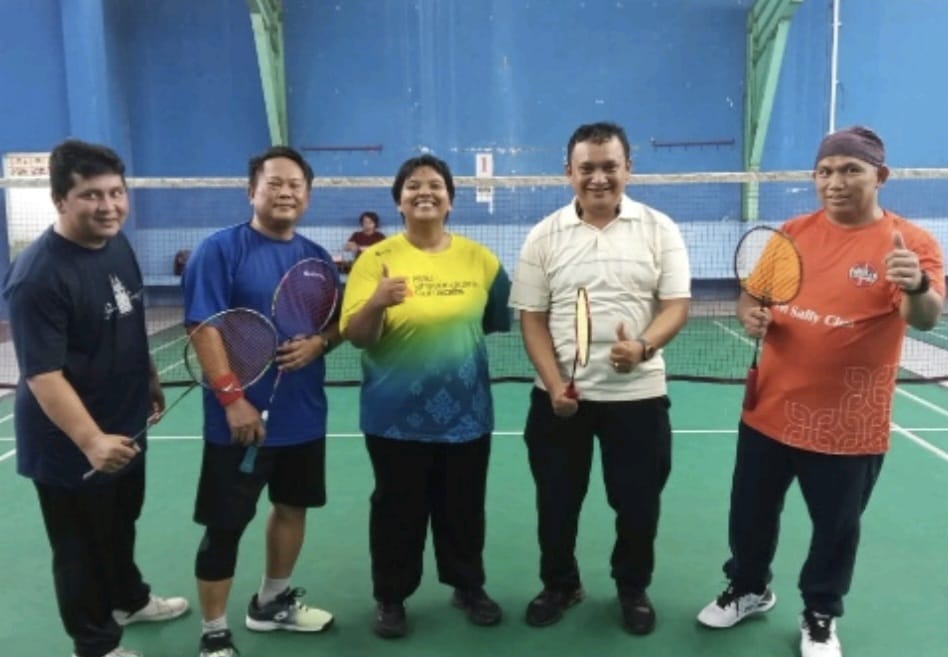 Keluarga besar Pelindo Regional 1 Pekanbaru gelar pertandingan olahraga semarakkan HUT ke-80 RI (foto/ist)