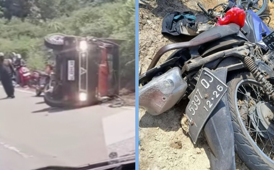 Kecelakaan maut di Rumbai Pesisir, pengendara motor tewas di TKP (foto/IG)