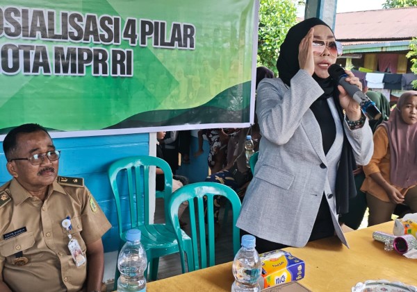 Iyet Bustami gelar reses dan sosialisasi empat pilar MPR RI di Bagansiapiapi (foto/int)