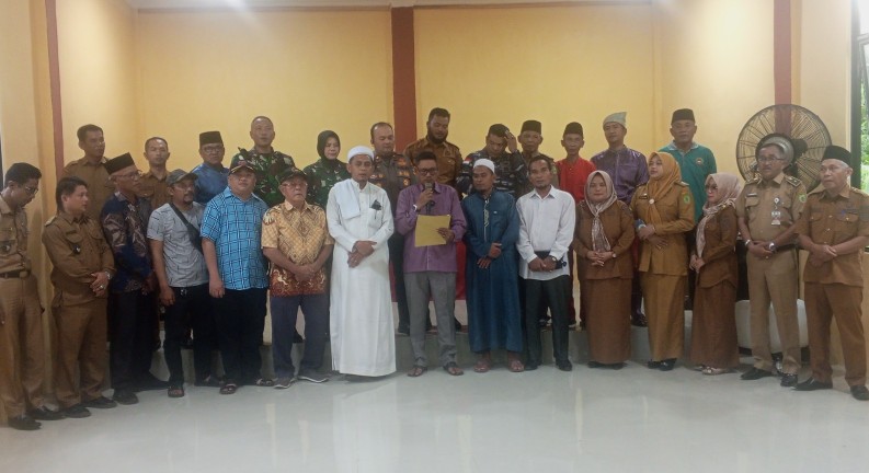 Polsek Bangko menggelar cooling system bersama Upika dan masyarakat (foto/int)