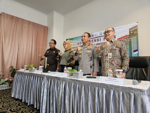 OJK berkomitmen memperkuat kewenangan penyidikan tindak pidana sektor jasa keuangan. (Foto: M Iqbal)