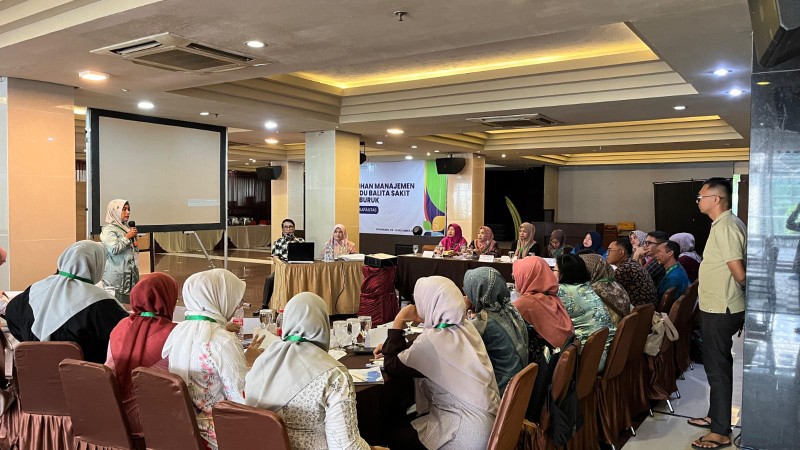 Pelatihan Manajemen Terpadu Balita Sakit (MTBS) dan Gizi Buruk diselenggarakan oleh PT RAPP melalui Program KAPASITAS bekerja sama dengan Yayasan Dokter Peduli (foto/ist)