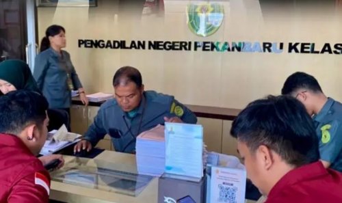 Tujuh tersangka korupsi pupuk subsidi di Pelalawan segera disidang (foto/klikmx)