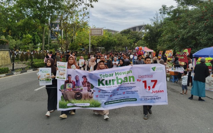 Dompet Dhuafa Riau gaungkan Kurbanaval di CFD Pekanbaru (foto/ist)