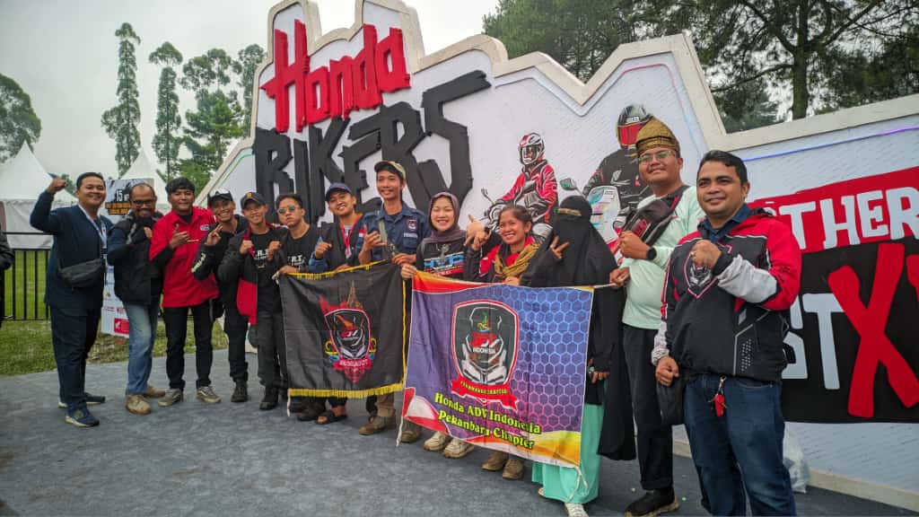 Honda Bikers Pekanbaru tempuh touring 1.548 Km, meriahkan HBD nasional di Garut (foto/ist)