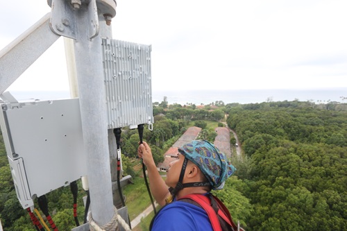 Jumlah BTS XLSMART meningkat 27% YoY sehingga total mencapai lebih dari 209 ribu (foto/ist)