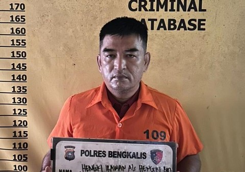Mantan Kasatpol PP Bengkalis, Hengki Irawan.