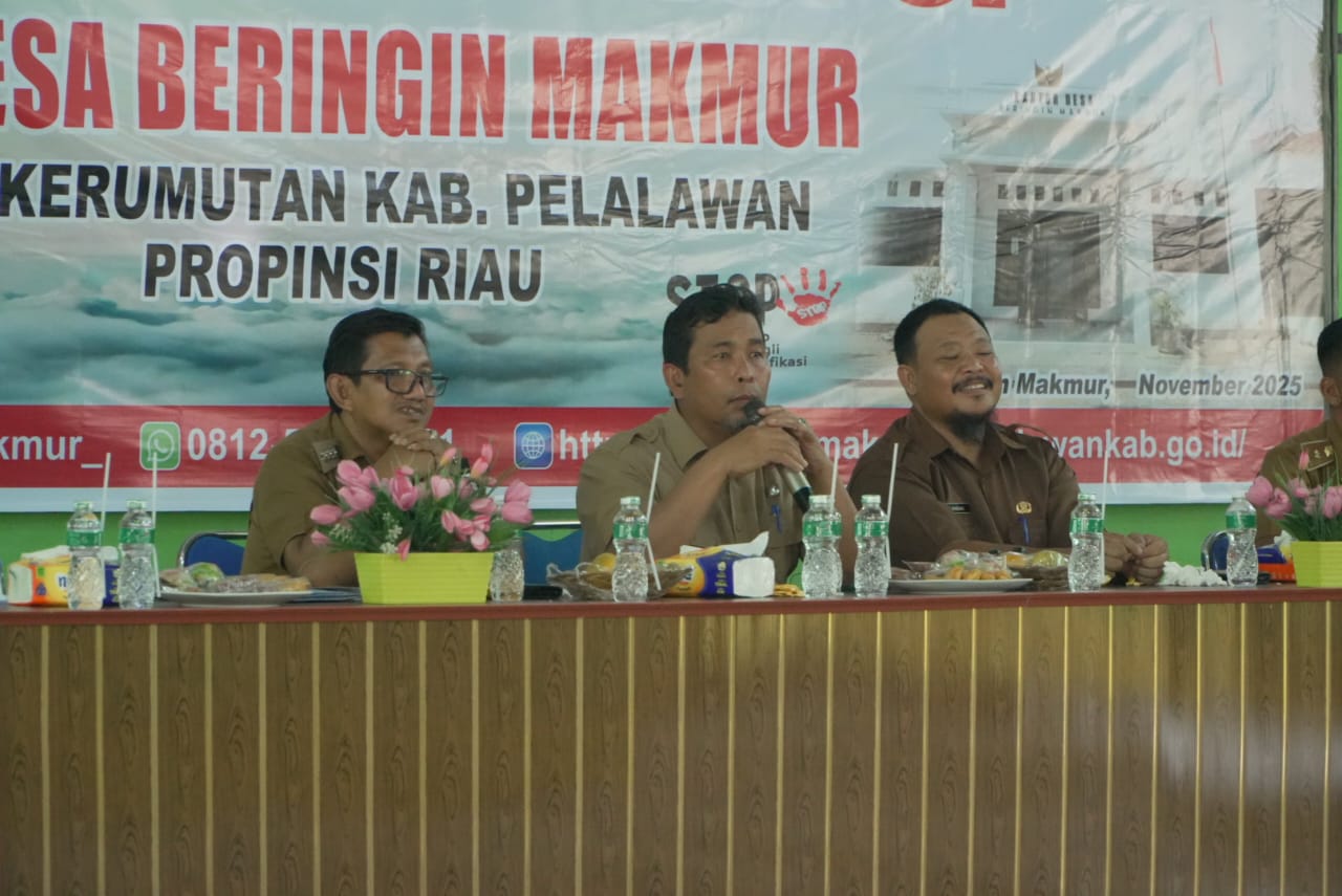 Desa Beringin Makmur wakili Pelalawan ikuti lomba Desa Anti Korupsi tingkat Provinsi Riau (foto/Andy)