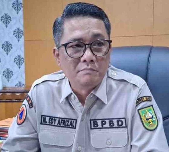 Kepala Badan Penanggulangan Bencana Daerah (BPBD) Riau M Edy Afrizal..