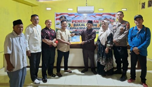 M Tahir kembali maju di Pilkades Dundangan.(foto: andi/halloriau.com)
