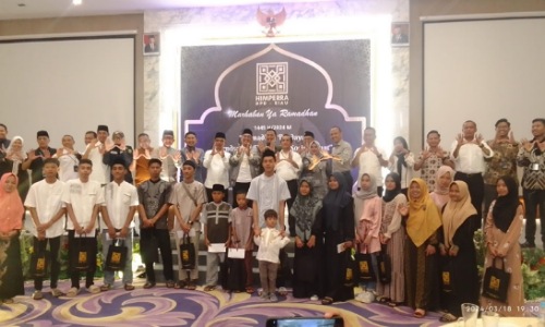Bukber DPD Himperra Riau di Hotel Royal Asnof Pekanbaru.(foto: mimi/halloriau.com)