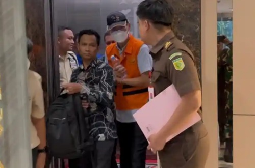 Bos PT TML ditahan usai sewakan PMKS Bengkalis tanpa izin.(foto: tribunpekanbaru.com)