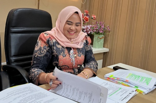 Eks Direktur PT SPR, Ida Yulita Susanti.(foto: tata/halloriau.com)