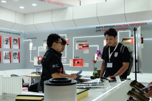 PT Toyota Astra Motor hadirkan brand spare parts T-OPT di event INAPA 2026 di Jakarta. Foto Ist