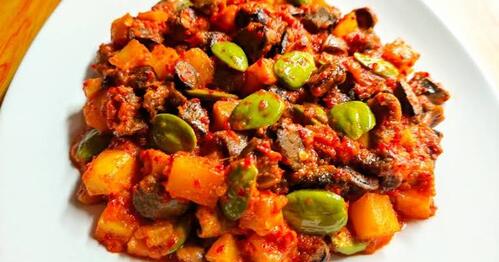 Ilustrasi sambal goreng ati ampela kentang. (Foto: Cookpad)