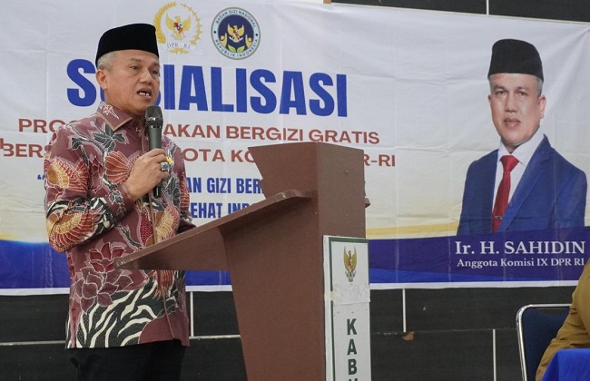 Anggota Komisi IX DPR RI, Sahidin, dalam sambutannya menekankan bahwa Program MBG tidak hanya berfokus pada penurunan angka stunting, tetapi juga menjadi bagian integral dari strategi nasional peningkatan kualitas gizi.