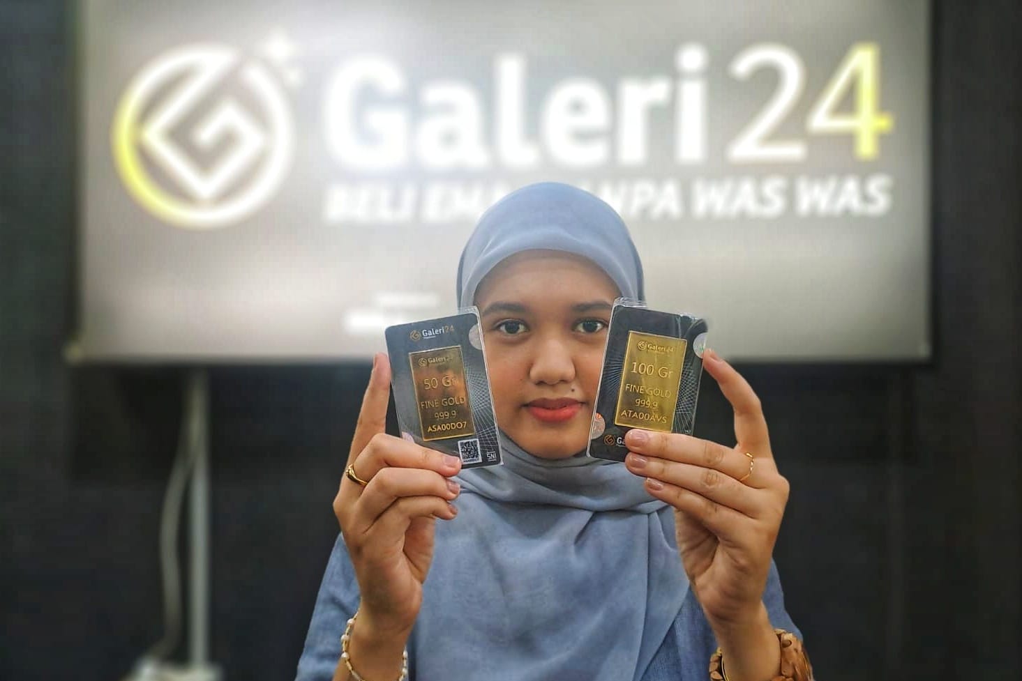 Harga Galeri 24 Pegadaian di Pekanbaru naik (foto/riki)