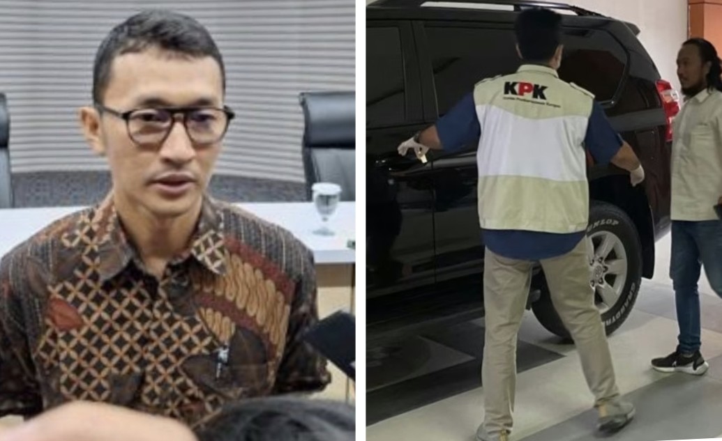 Juru Bicara KPK, Budi Prasetyo (kiri) ungkap ada Rp400 juta yang disita saat geledah Rumdin Bupati Inhu, Ade Agus (foto/ist)