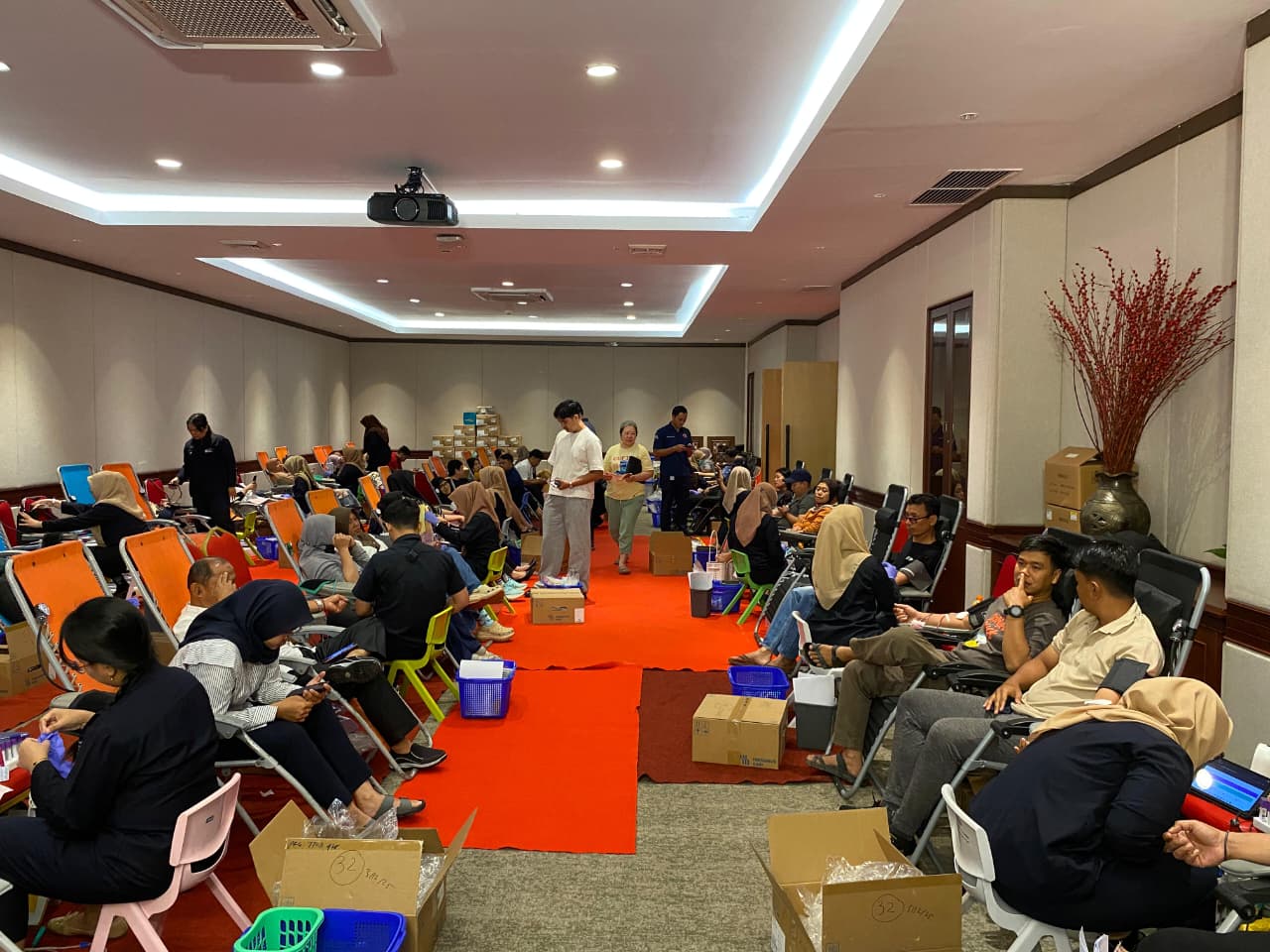 Semangat peduli sesama, KDD Riau Kompleks mencatat 1.020 kantong darah (foto/ist)