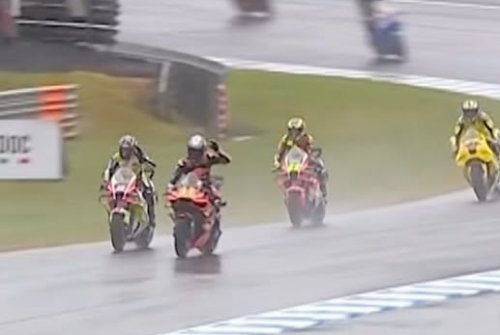 Meski MotoGP Australia 2026 dibatalkan, pembalap tetap menjalani putaran perpisahan di Phillip Island (foto/sc MotoGP)