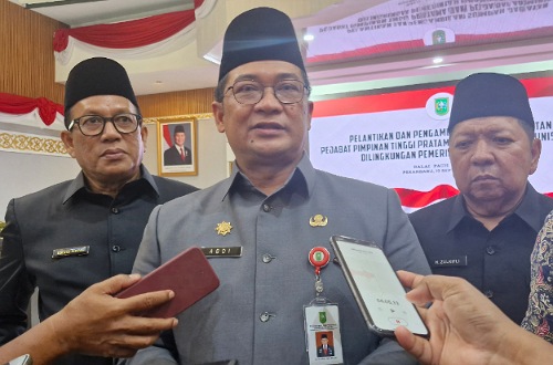 Sekdaprov Riau, Syahrial Abdi.(foto: fitri/halloriau.com)