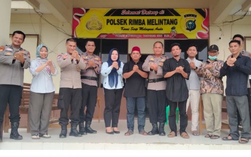 Polres Rohil dorong warga lebih aktif.(foto: afrizal/halloriau.com)