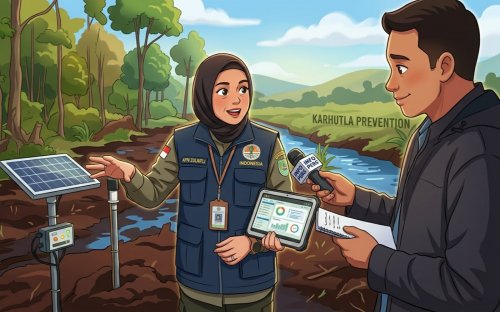 Bupati Siak, Afni Zulkifli dorong TMA gambut dipantau hingga kampung.(ilustrasi/AI/halloriau.com)